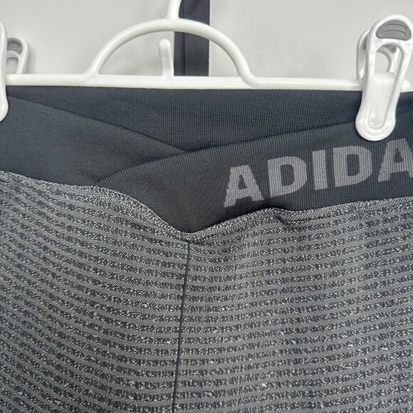 NWT Adidas Alphaskin Leggings, Grey Ombre, Size L - Picture 2 of 9